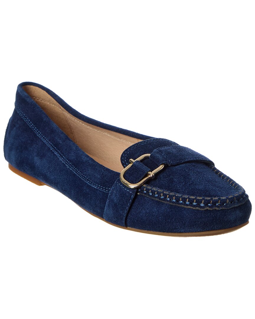 Jack Rogers Hanover Suede Moccasin In Blue