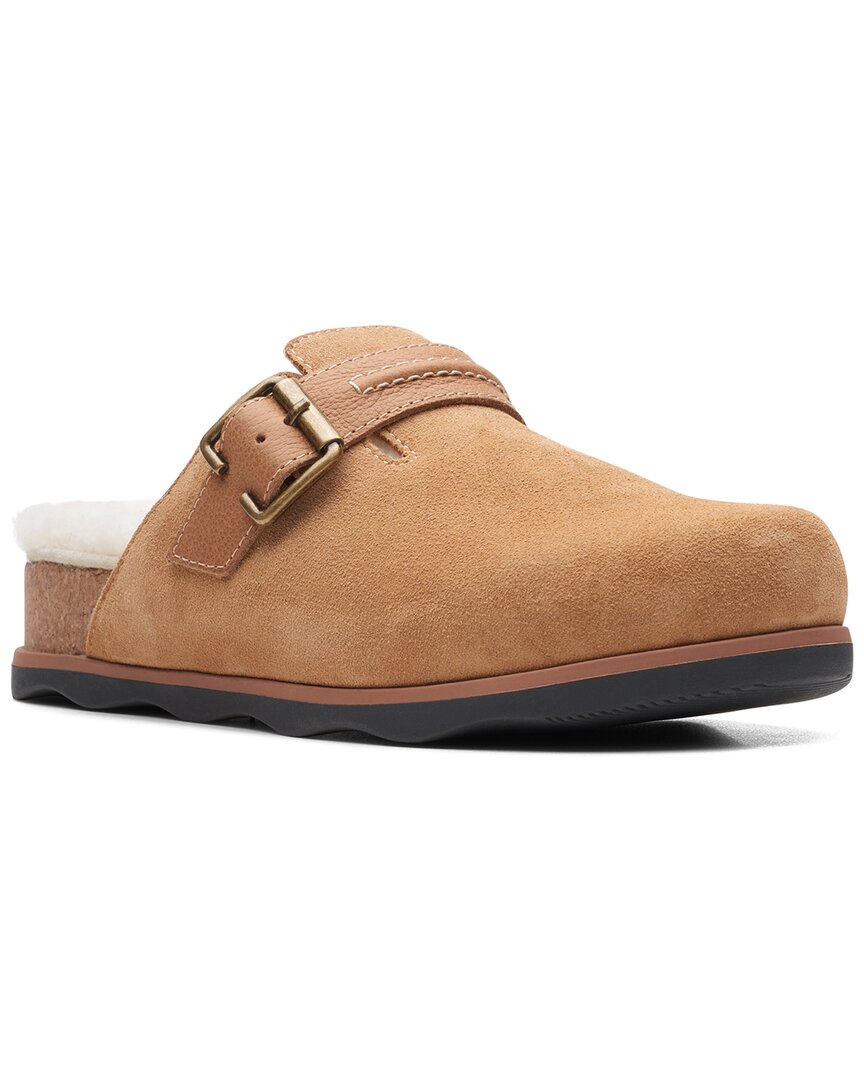 Женские туфли на плоской подошве из замши Clarks Brynn Slide