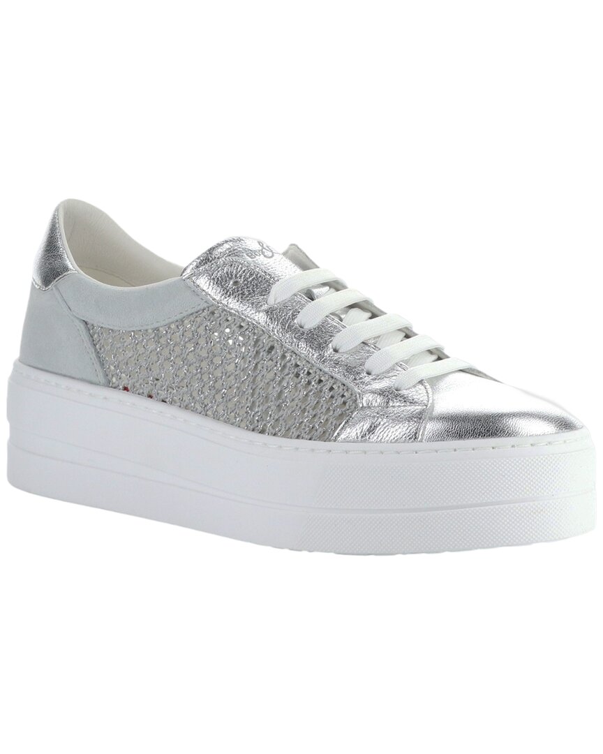 BOS. & CO. BOS. & CO. MARLO METALLIC LEATHER/SUEDE SNEAKER