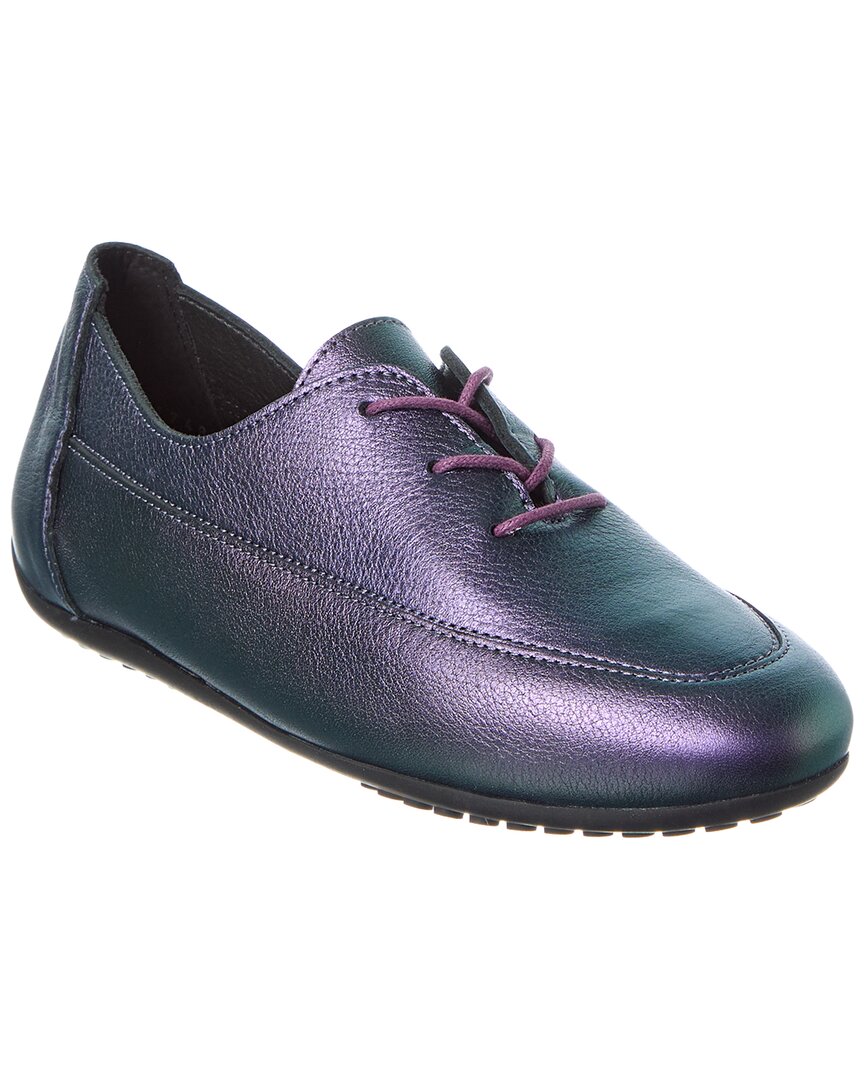 Arche Fanyss Leather Flat In Black