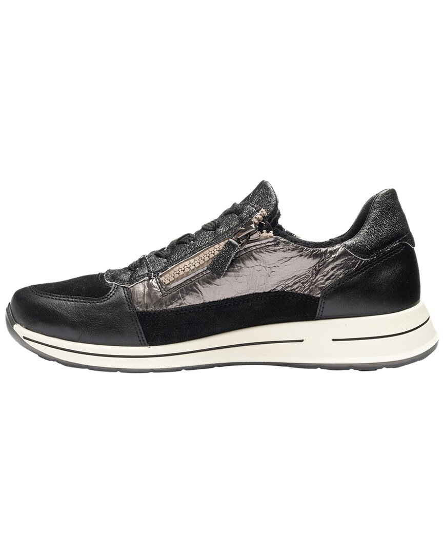 Ara Obsidian Leather Sneaker In Multi