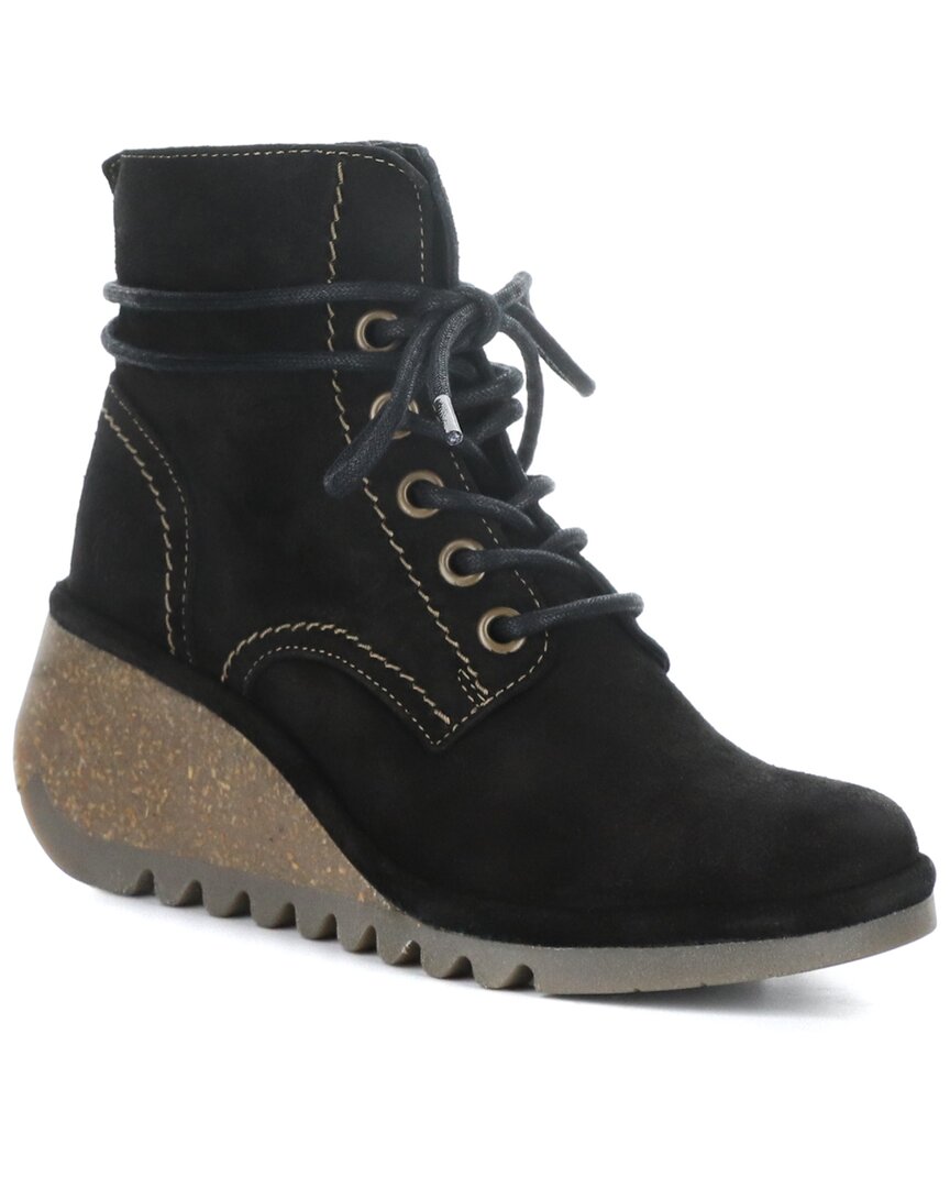 Shop Fly London Nero Suede Boot