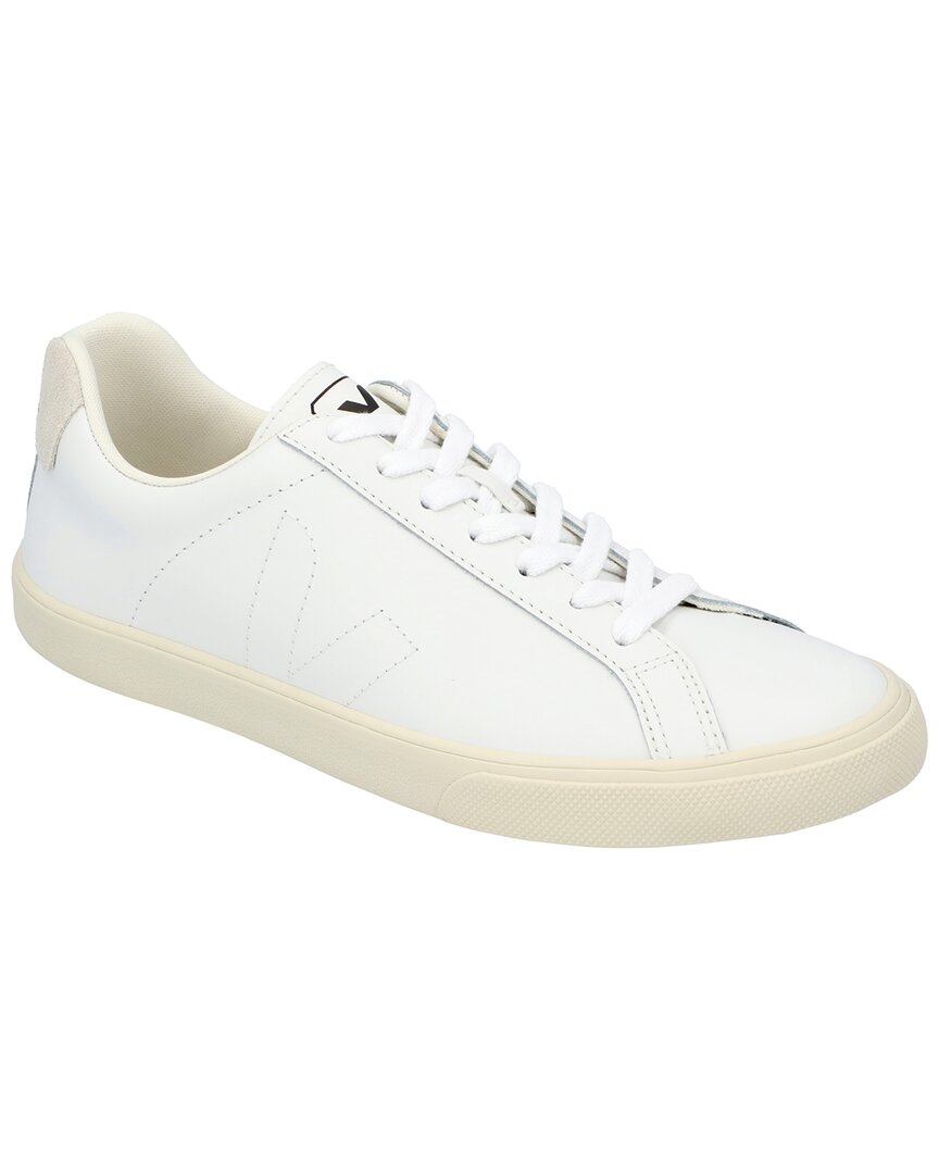 Shop Veja Esplar Leather Sneaker In White