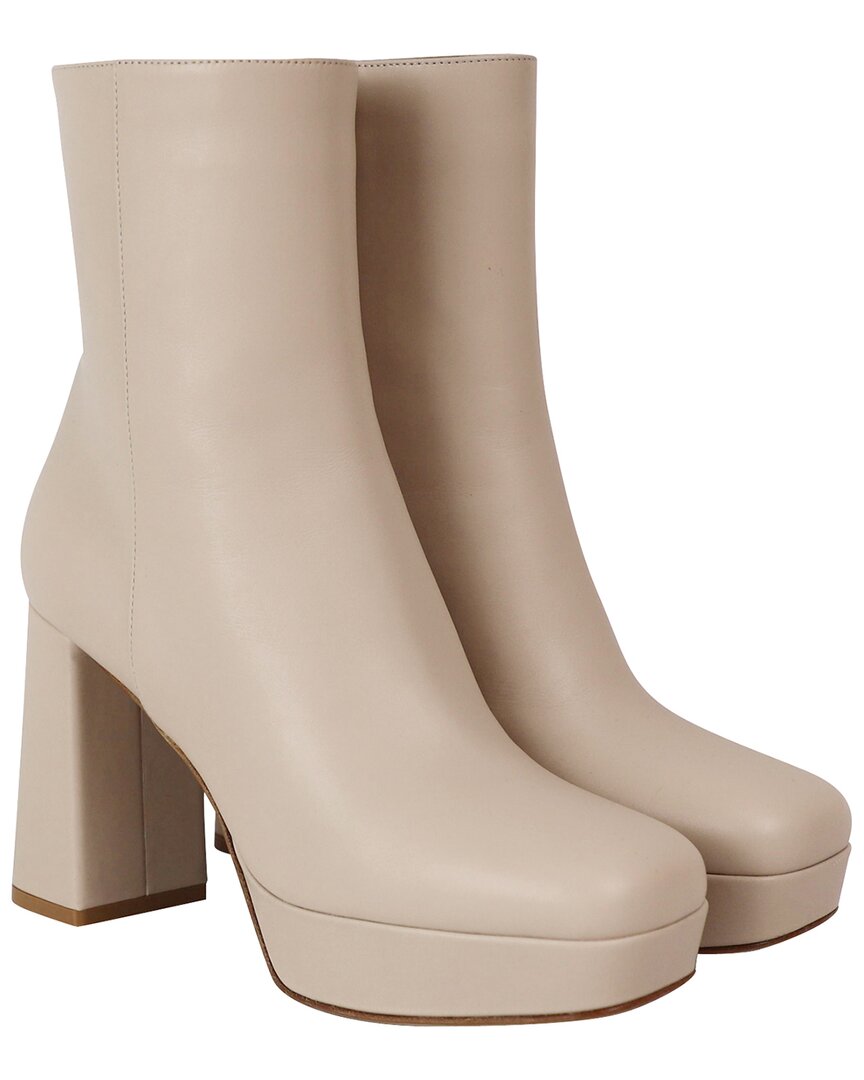 Gianvito Rossi Women's Leather Daisen Platform Boot (authentic Pre-loved)