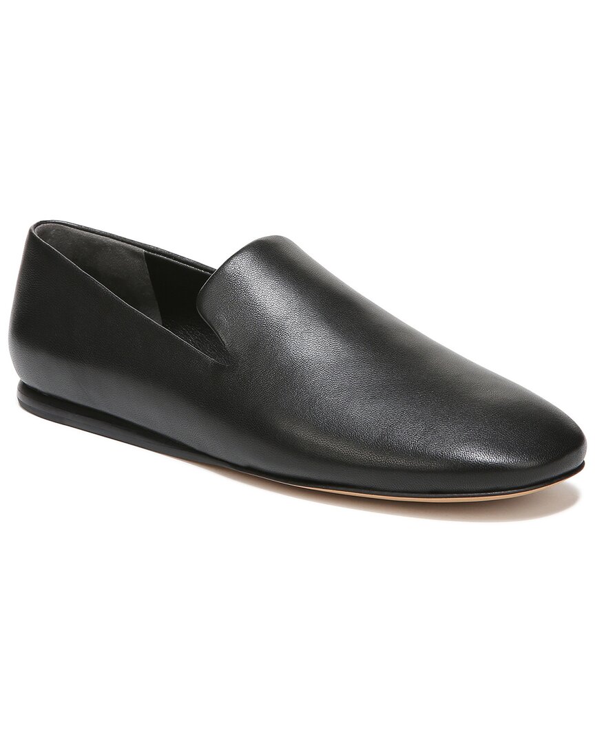 Vince Womens Faux Leather Slip On Loafers