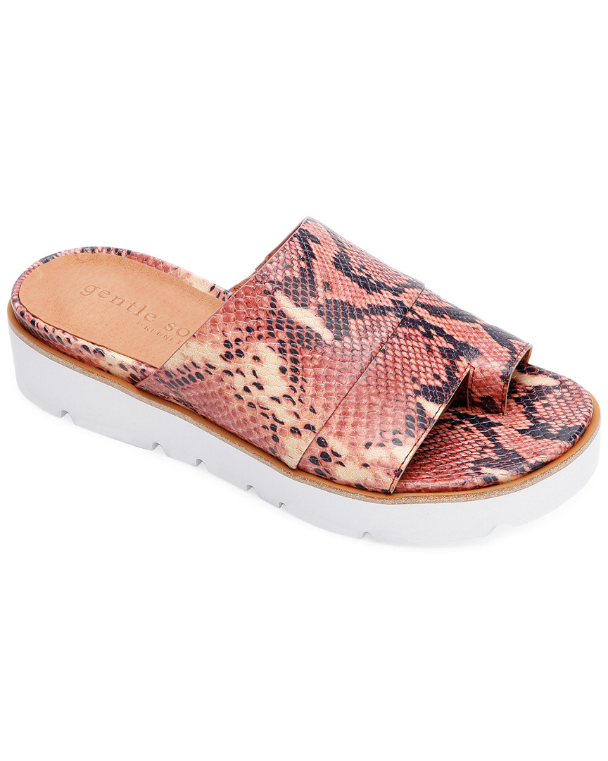 Gentle Souls By Kenneth Cole Lavern Leather Sandal Women's | eBay