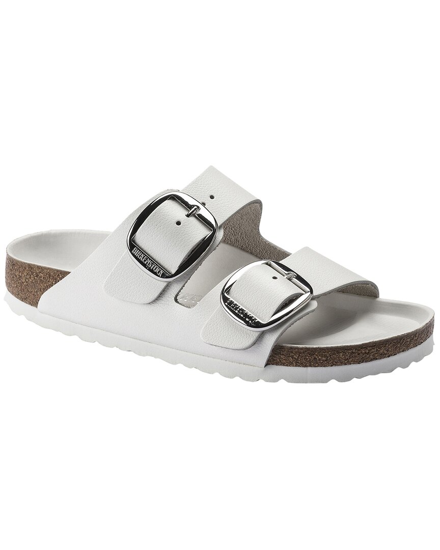 Birkenstock Arizona Birko-flor Triple White Narrow Fitting Sandals