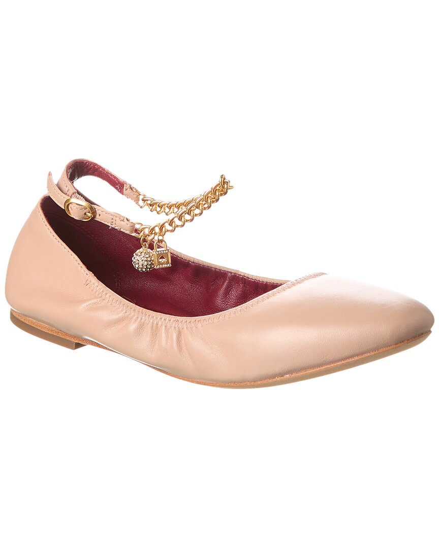 Shop Kate Spade New York Crush Leather  Flat In Pink