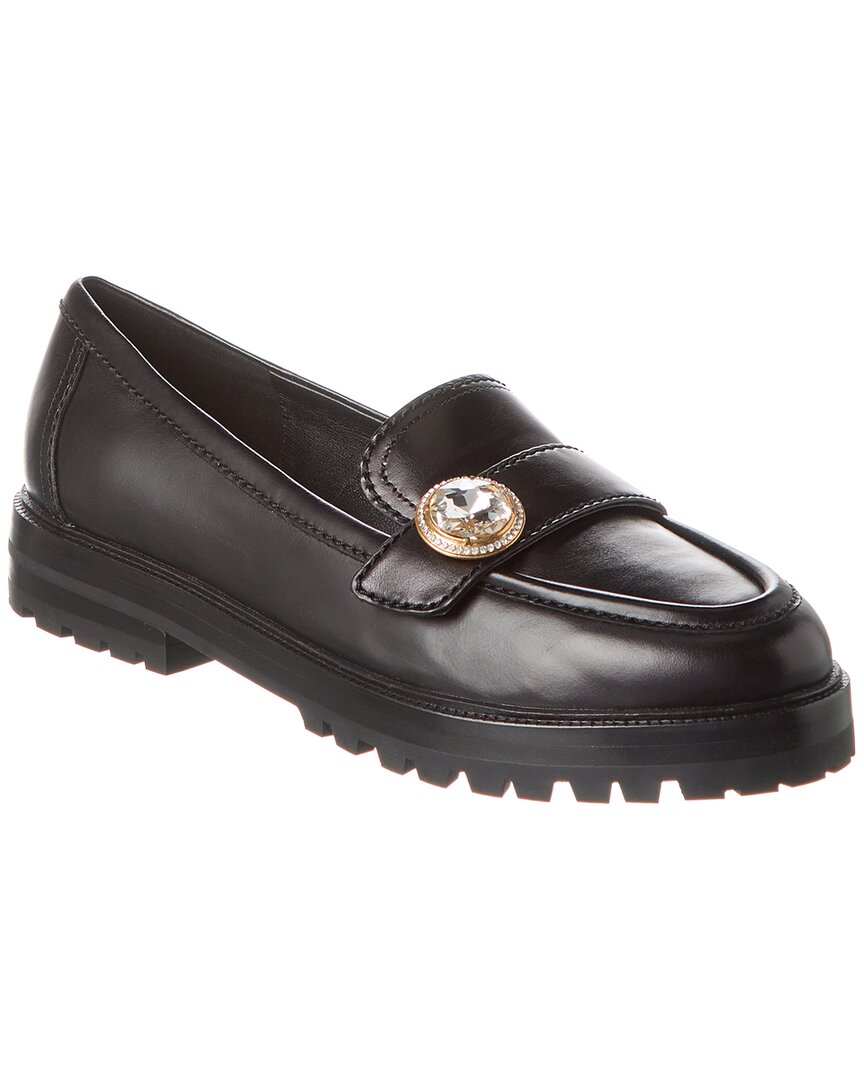 Shop Kate Spade New York Posh Leather Loafer In Black