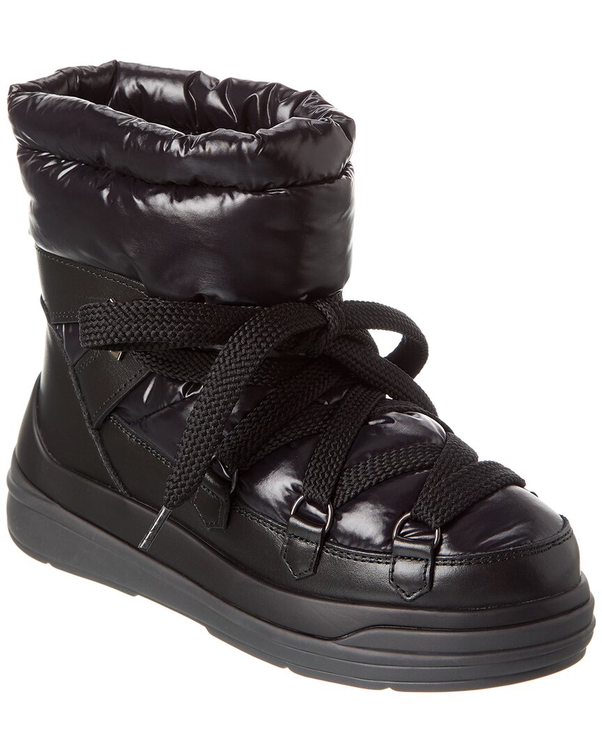 MONCLER MONCLER INSOLUX NYLON & LEATHER SNOW BOOT