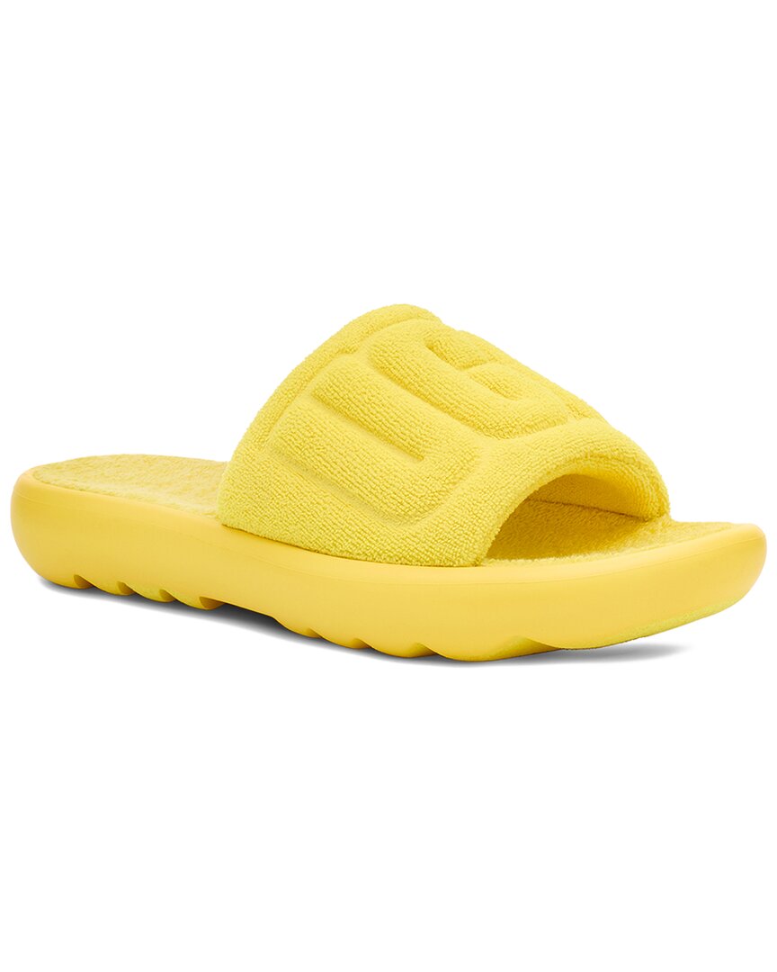 Shop Ugg Mini Slide In Yellow