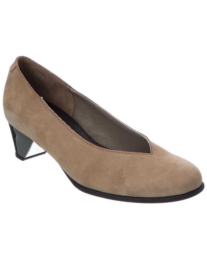 Arche Marlly Leather Pump In Grey