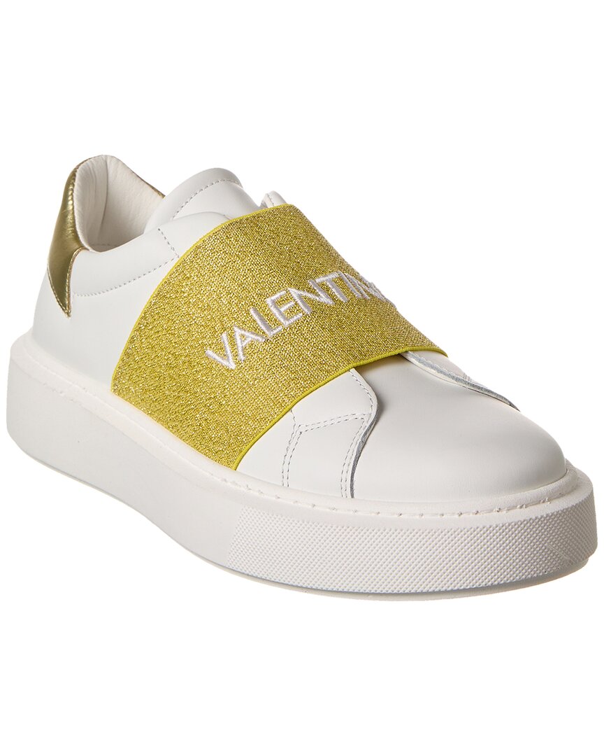 Shop Valentino By Mario Valentino Incas Leather Sneaker In White