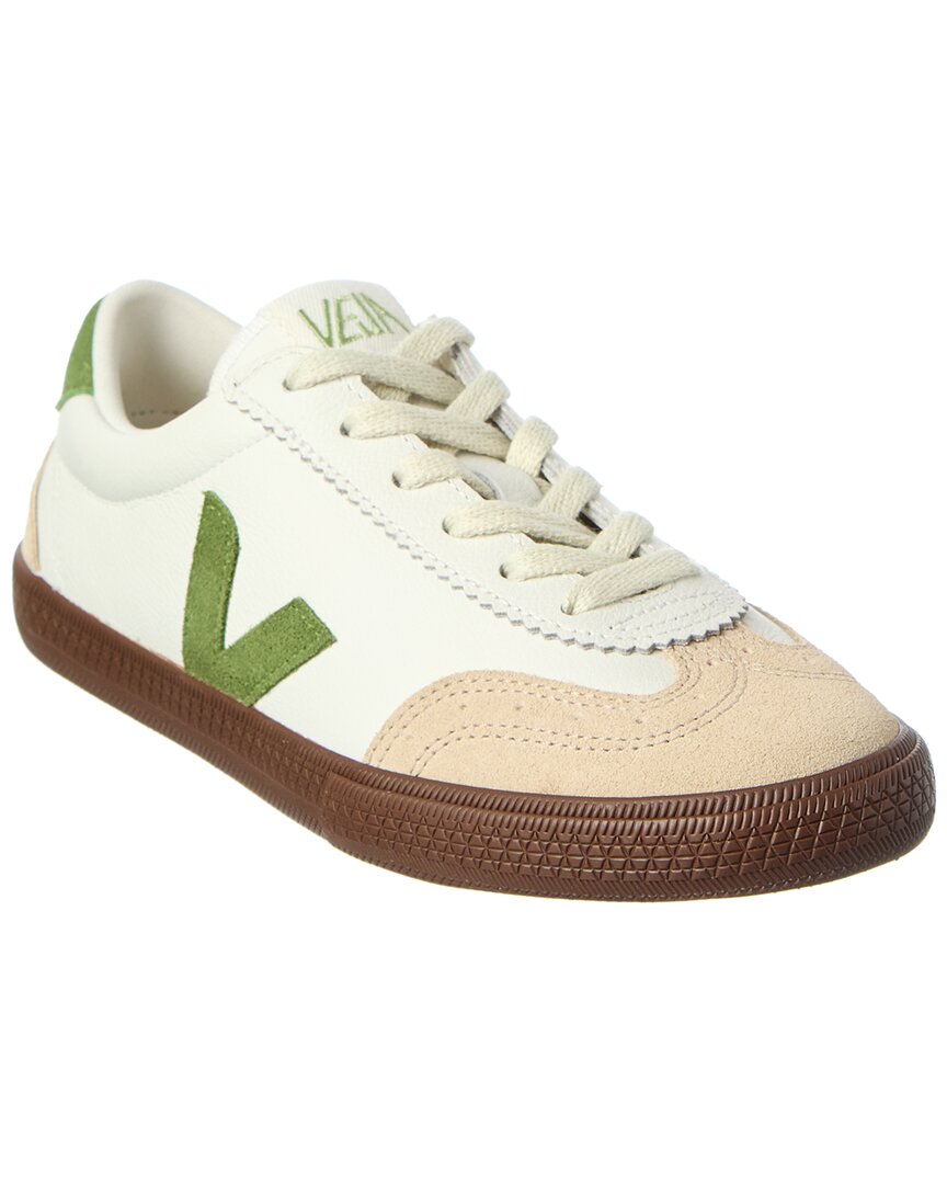 Veja Suede And Leather Low-top Sneakers In Neutral