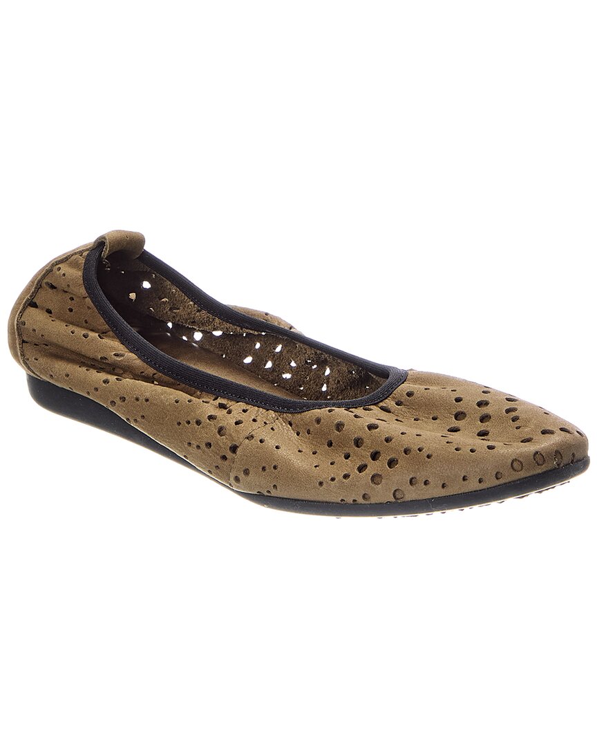 Arche Lannoa Leather Flat In Enyo