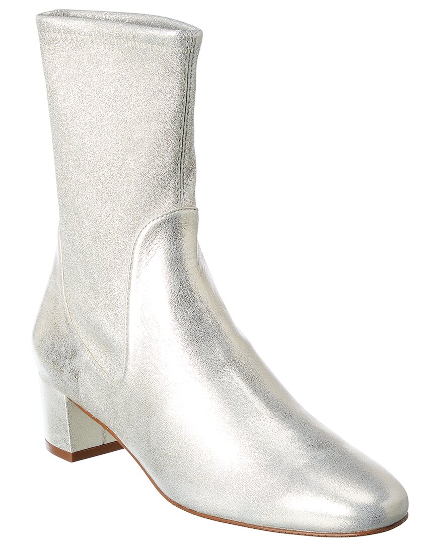 stuart weitzman ernestine leather bootie
