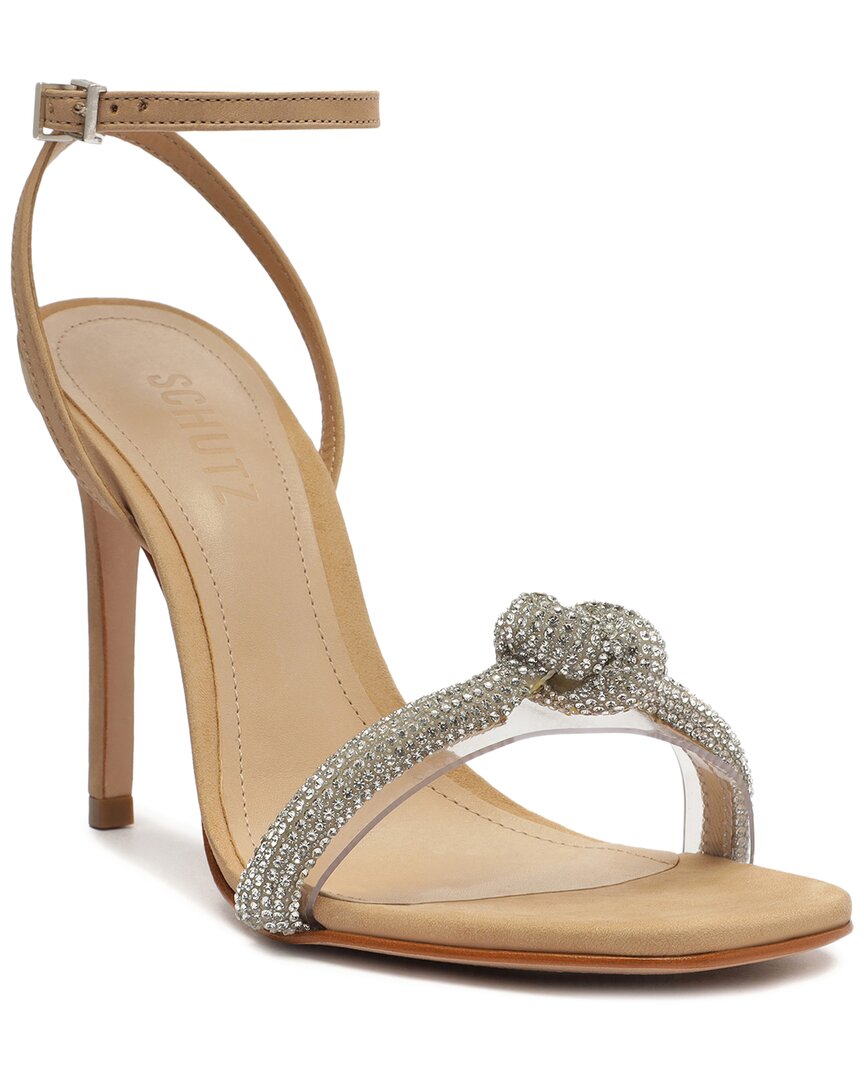 SCHUTZ SCHUTZ PEAKY LEATHER SANDAL