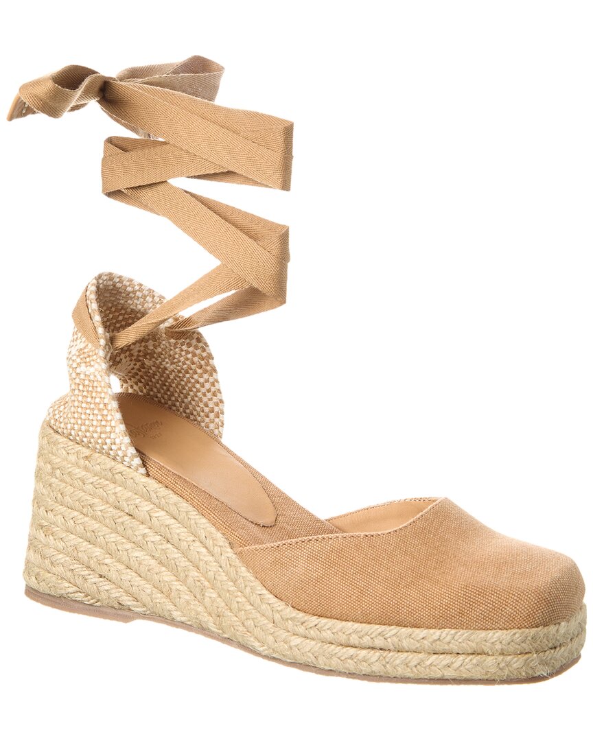 Castaã±er Castañer Woman Espadrilles Sand Size 10 Textile Fibers In Brown