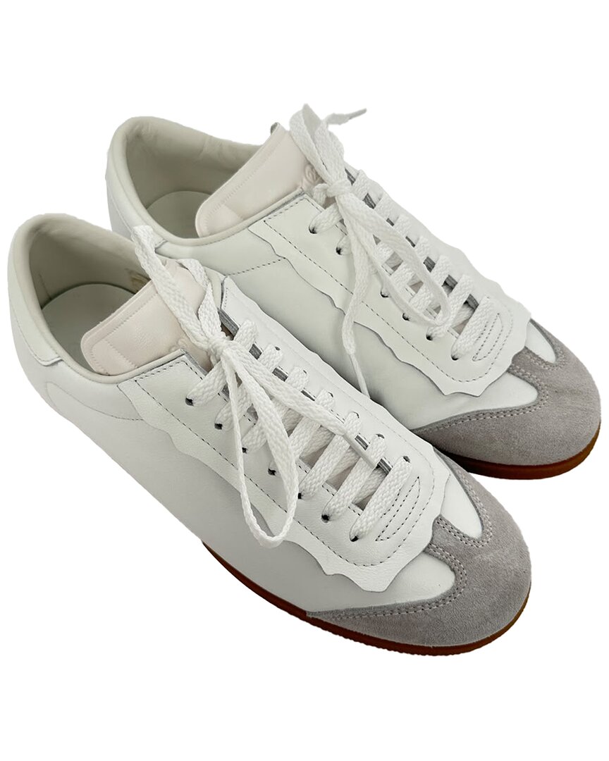 Pre-owned Maison Margiela Women's Leather Featherlight Sneaker (authentic Pre-loved)