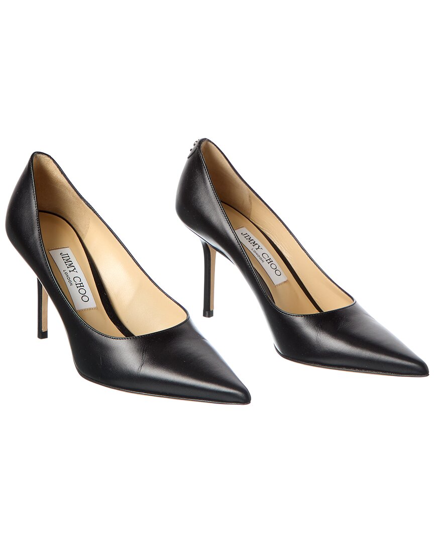 Jimmy Choo Love 85 Leather Pump (authentic Pre-loved) In Black