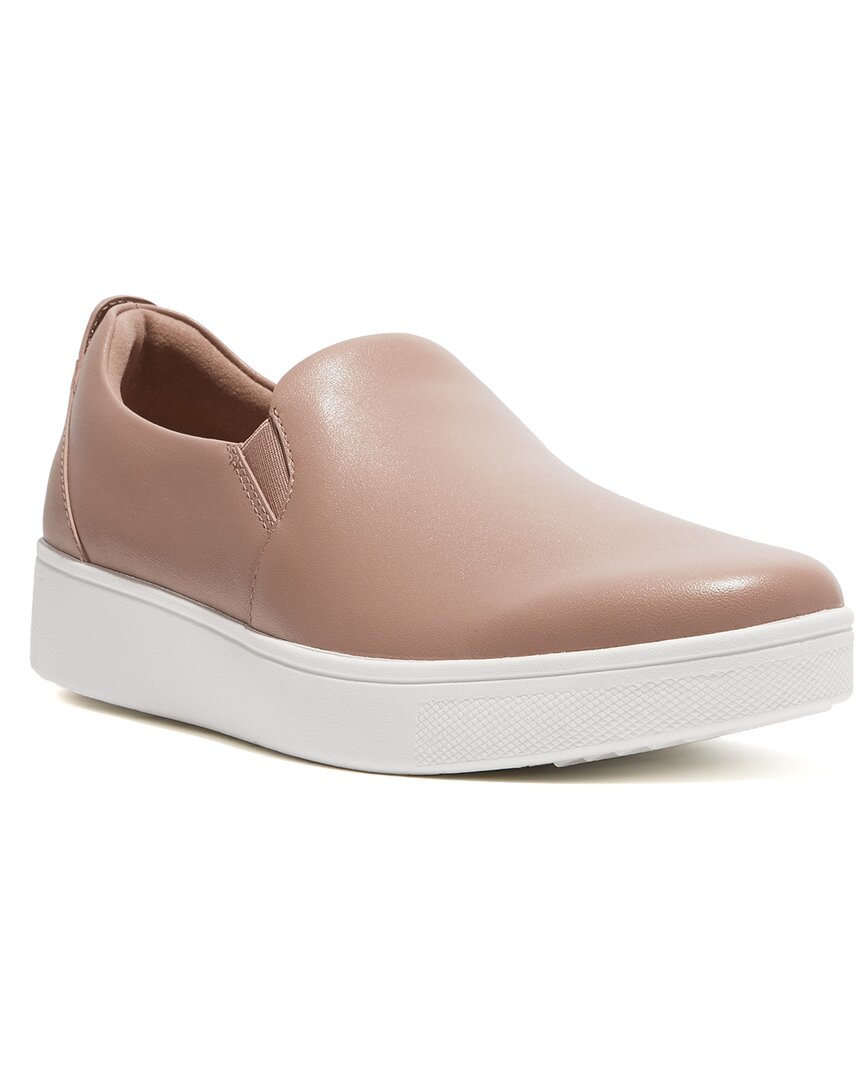 Shop Fitflop Rally Leather Sneaker