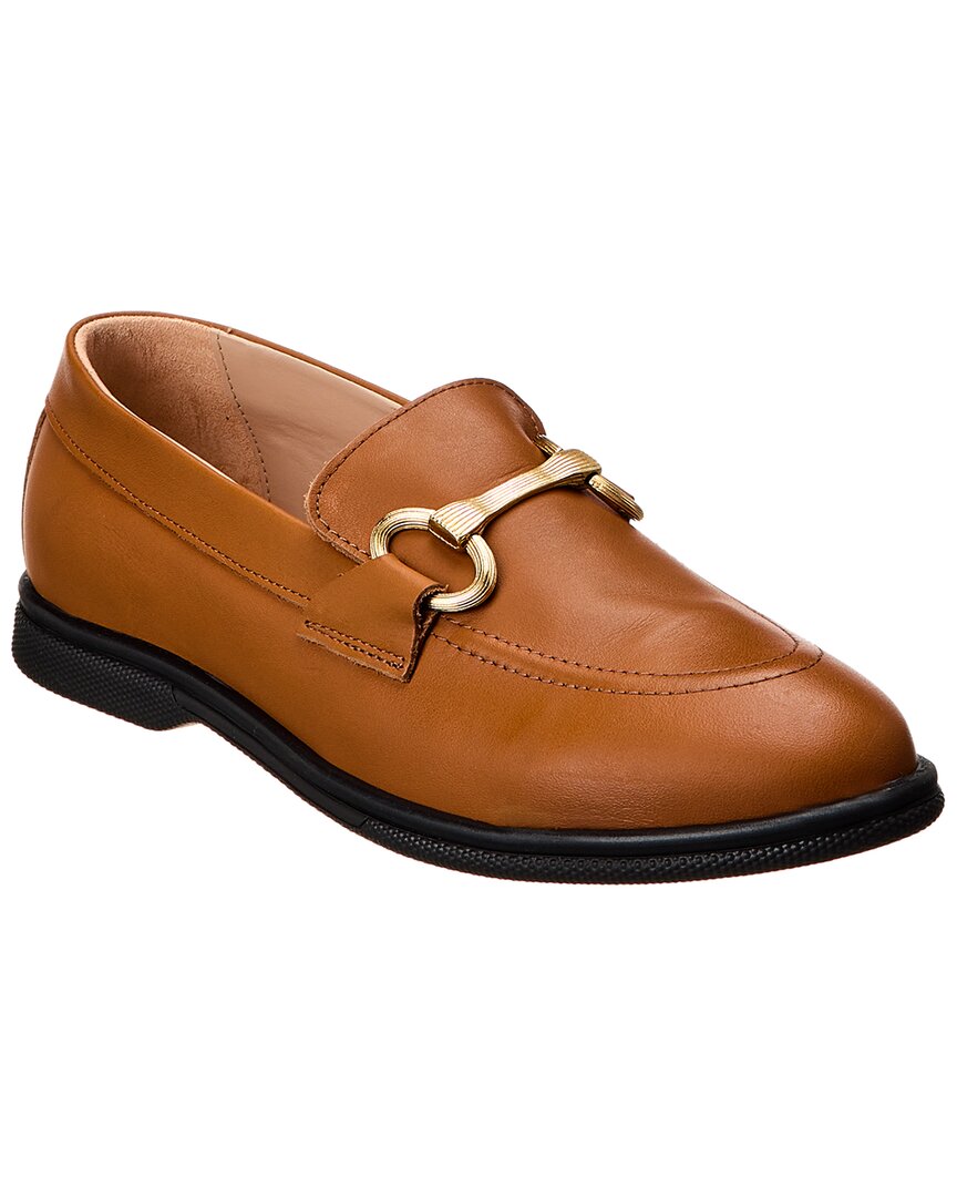 Shop M By Bruno Magli Nerano Leather Loafer In Brown