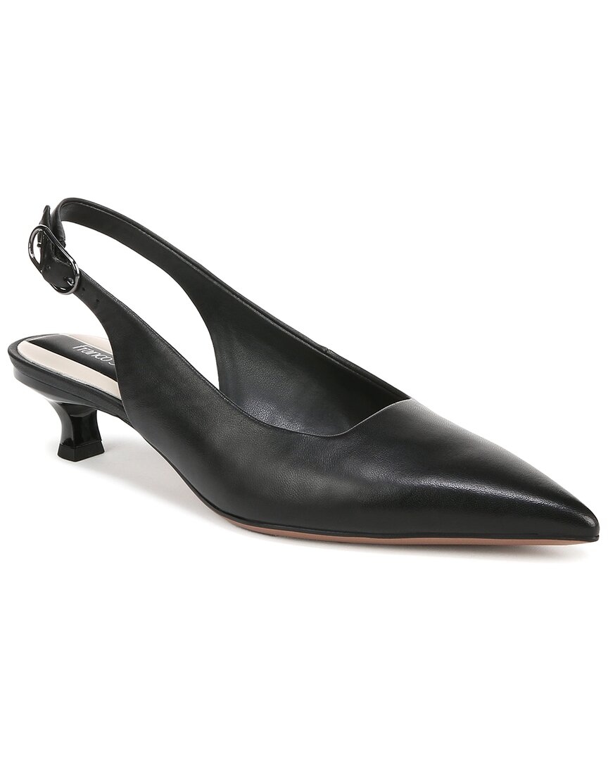 Franco Sarto L-marlow Leather Slingback In Black