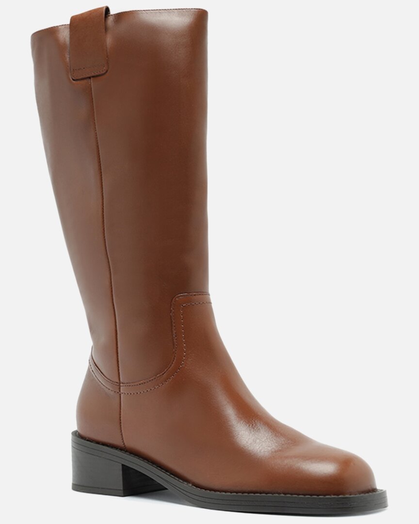 Arezzo Hadley Leather Boot In Multi