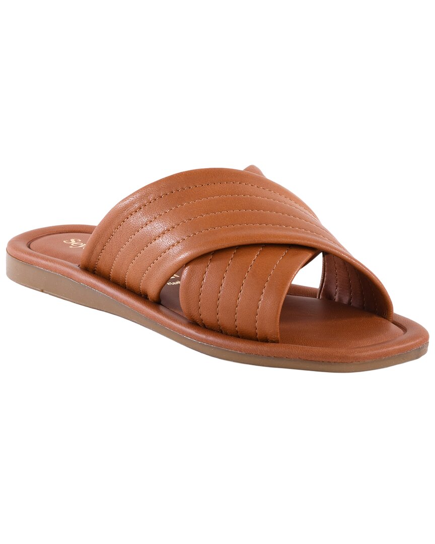 Seychelles Courage Leather Slide In Tan