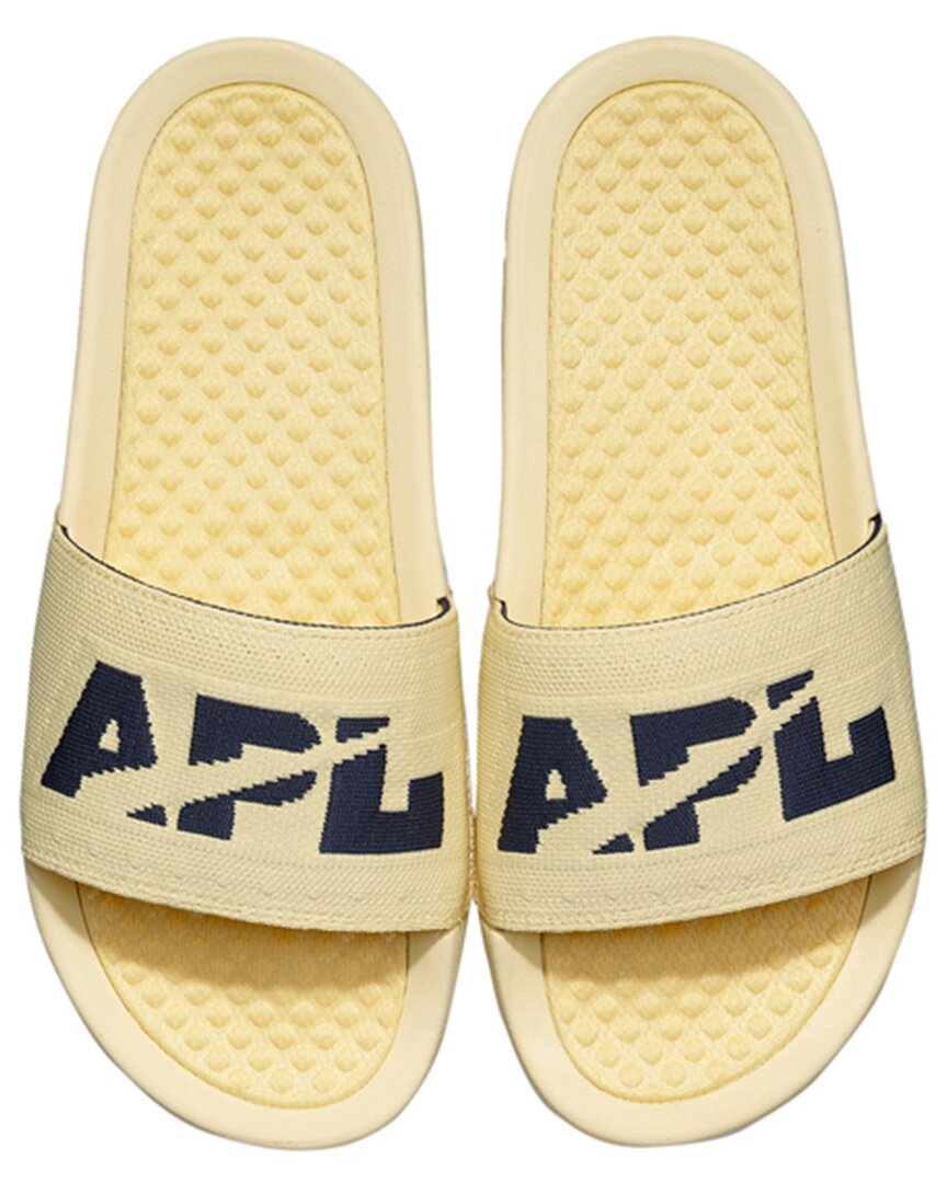 Apl Athletic Propulsion Labs Athletic Propulsion Labs Big Logo Techloom Slide In Yellow