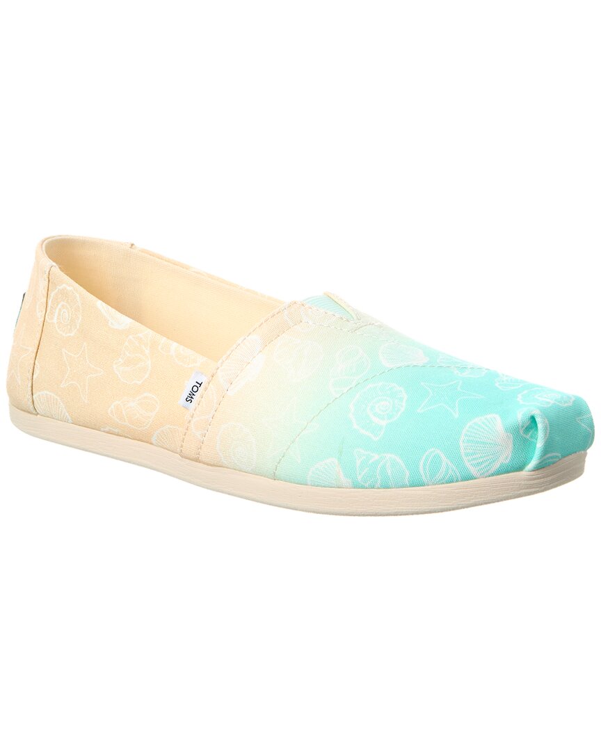 Toms Ombre Seashell Alpargatas Loafer In Blue
