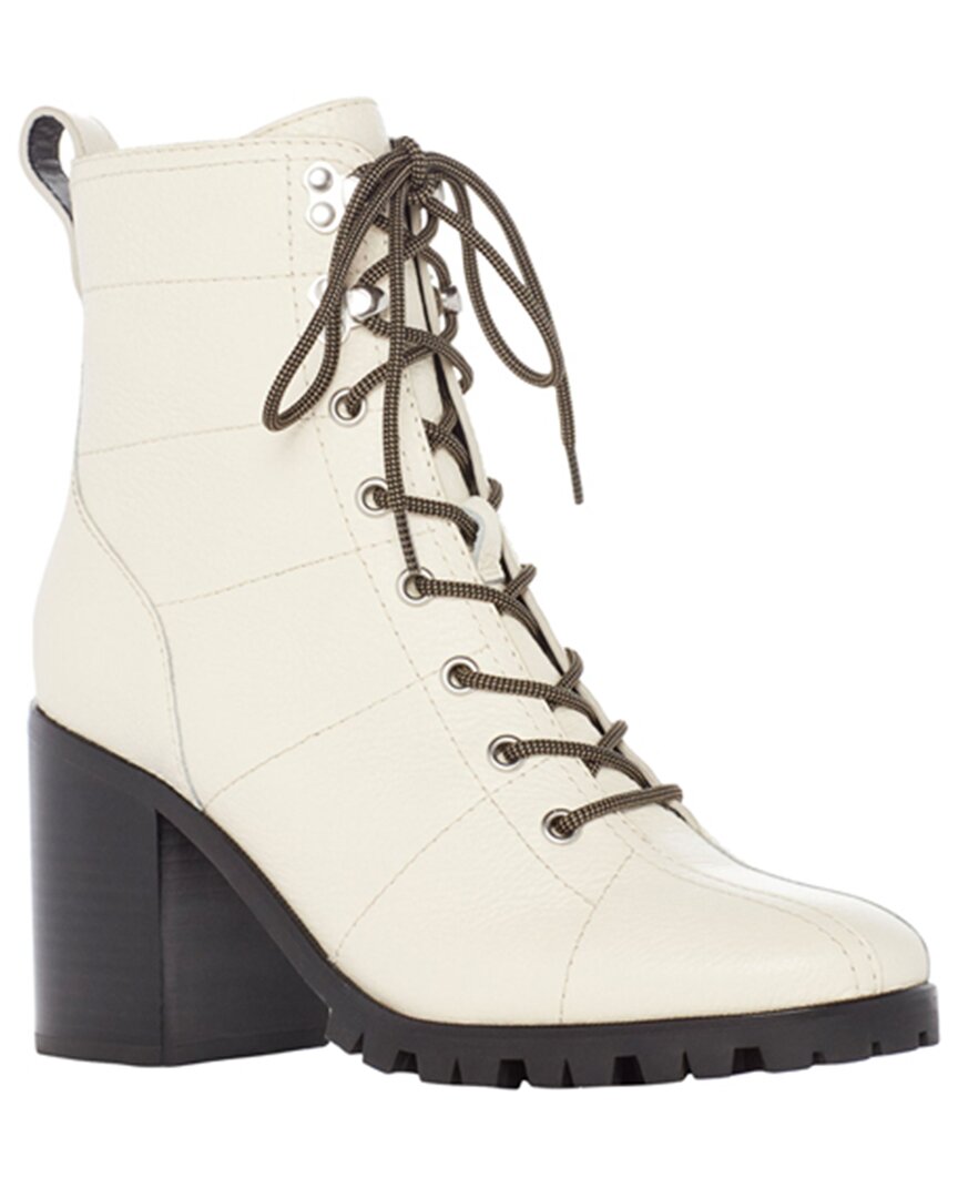 Paige Christie Leather Boot In White