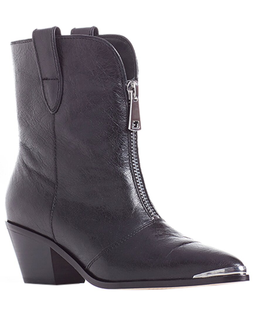 Paige Piper Leather Boot In Black