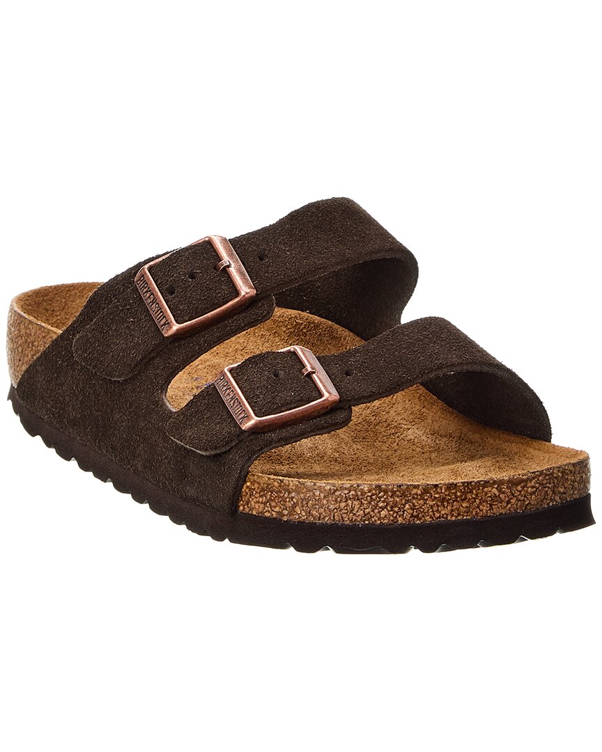Shop Birkenstock Arizona Soft Footbed Suede Leather Sandal