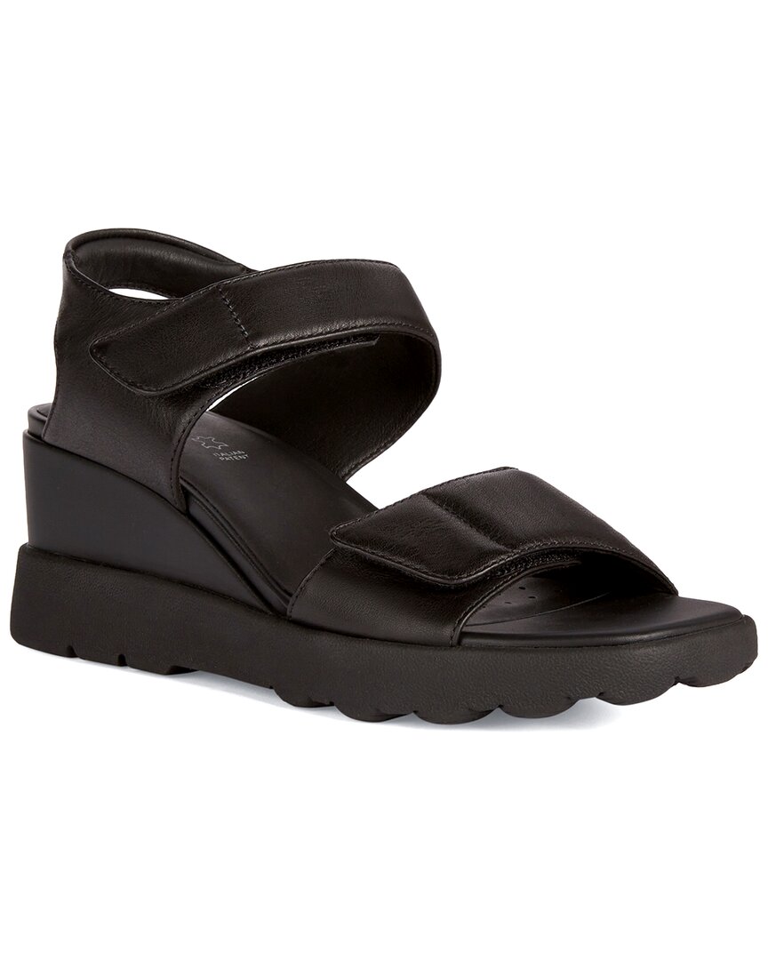 Shop Geox Spherica Leather Sandal