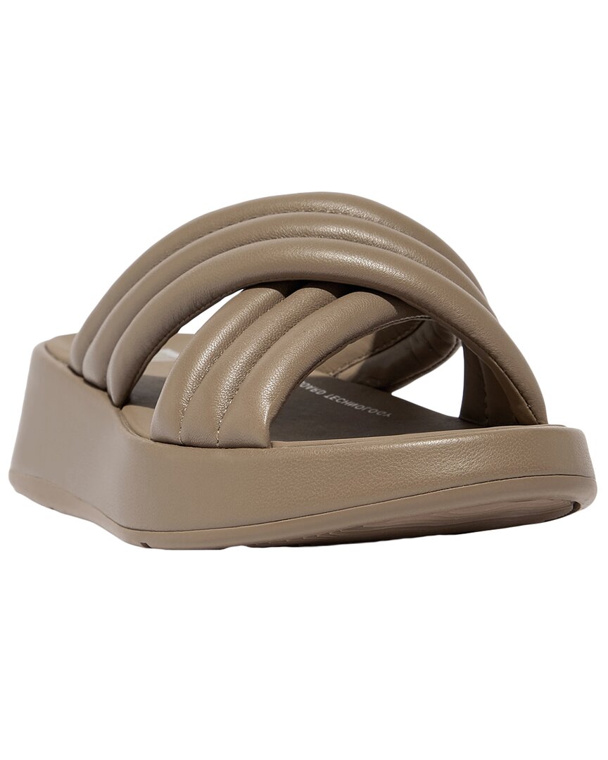 Fitflop F-mode Leather Sandal In Brown