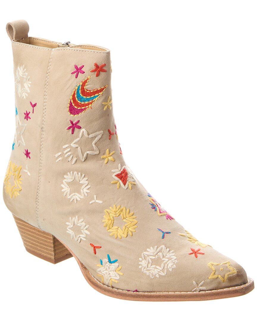 Shop Free People Bowers Embroidered Suede Boot