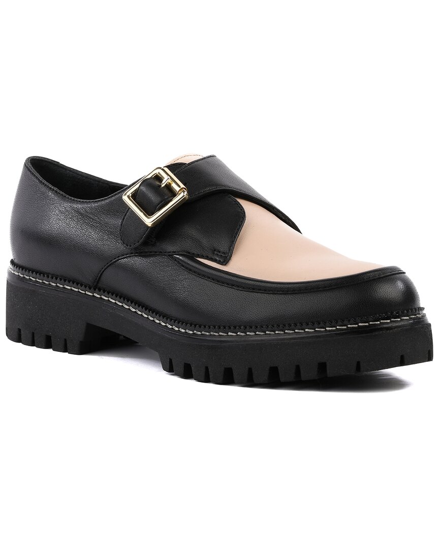 Shop Seychelles Catch Me Leather Loafer In Black