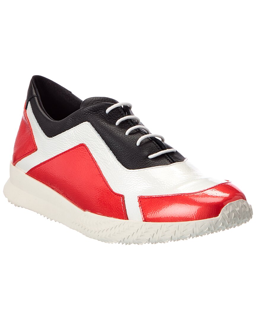 Arche Andrya Leather Sneaker In Red