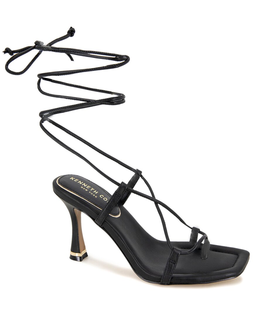 Kenneth Cole New York Women's Belinda Dress Sandals In Black- Leather