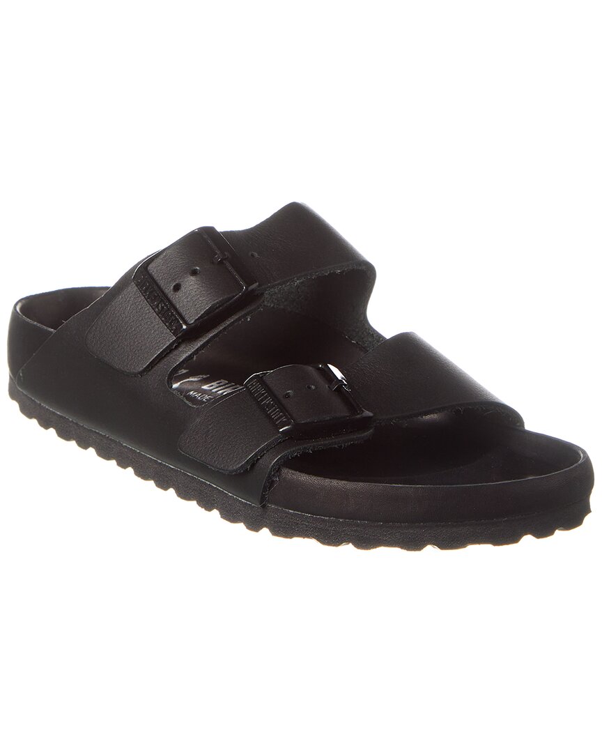 Shop Birkenstock Arizona Bs Narrow Fit Leather Sandal In Black