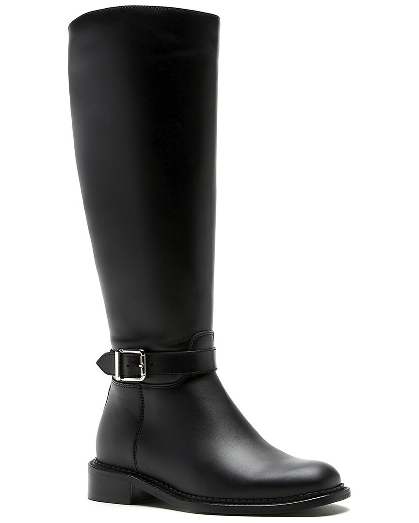 La Canadienne Stevie Leather Biker Knee Boots