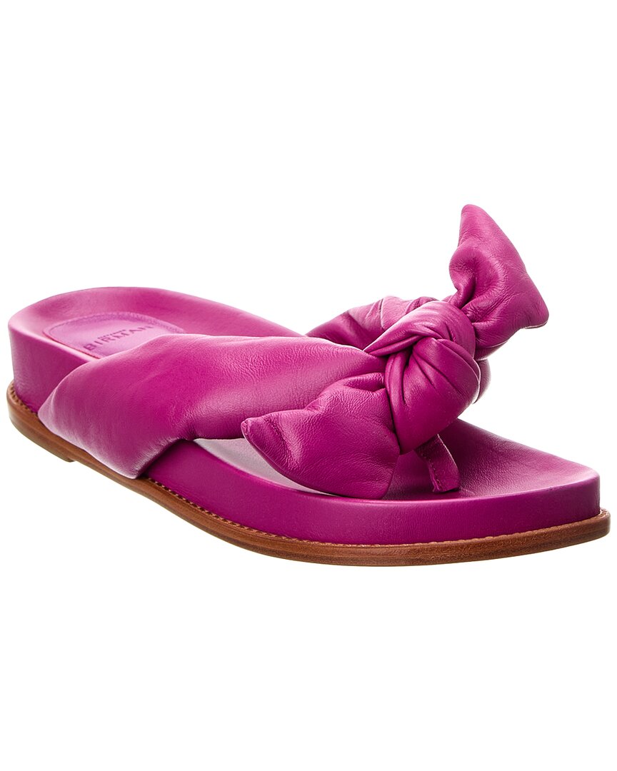 Alexandre Birman Clarita Soft Leather Sandal In Pink