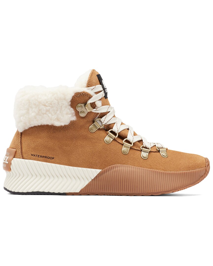 Sorel Out 'n About Iii Conquest Faux Shearling-lined Suede Ankle Boots