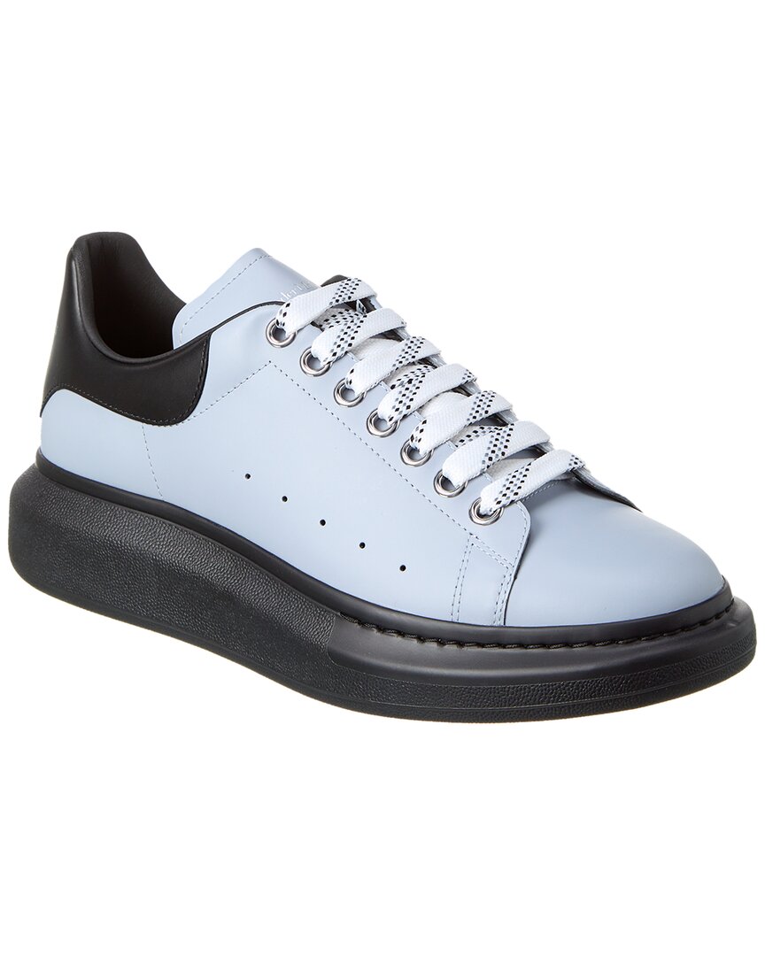 Alexander McQueen Oversized Leather Sneakers - Black