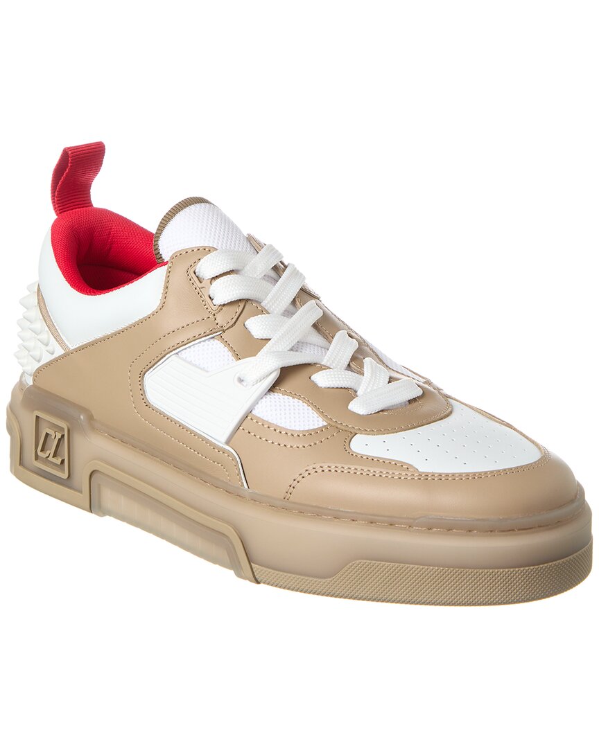 Christian Louboutin Men's Panelled Design Sneakers In White