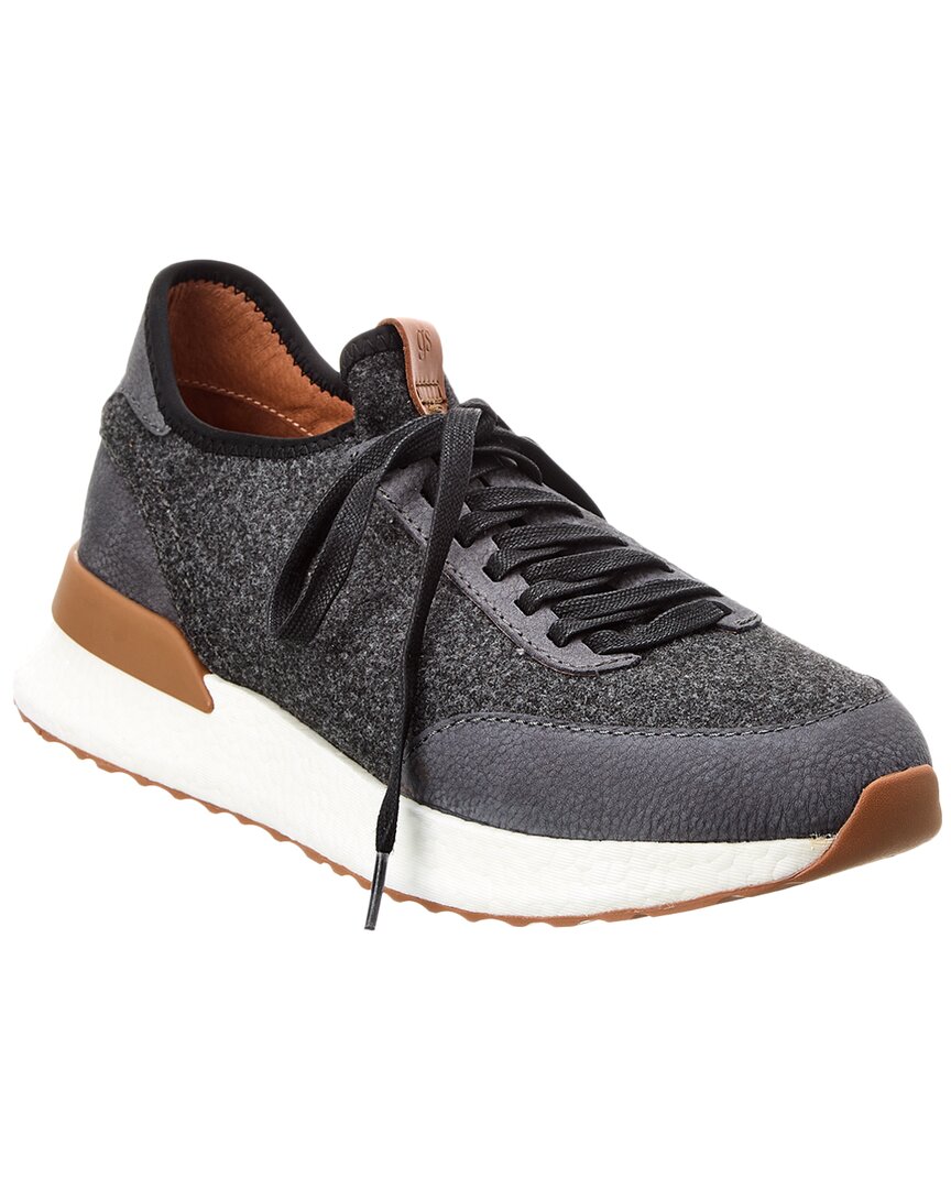 Gentle Souls By Kenneth Cole Laurence Stretch Jogger Sneaker In Grey