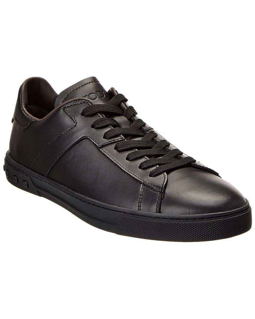 Tod's Leather Sneaker In Black