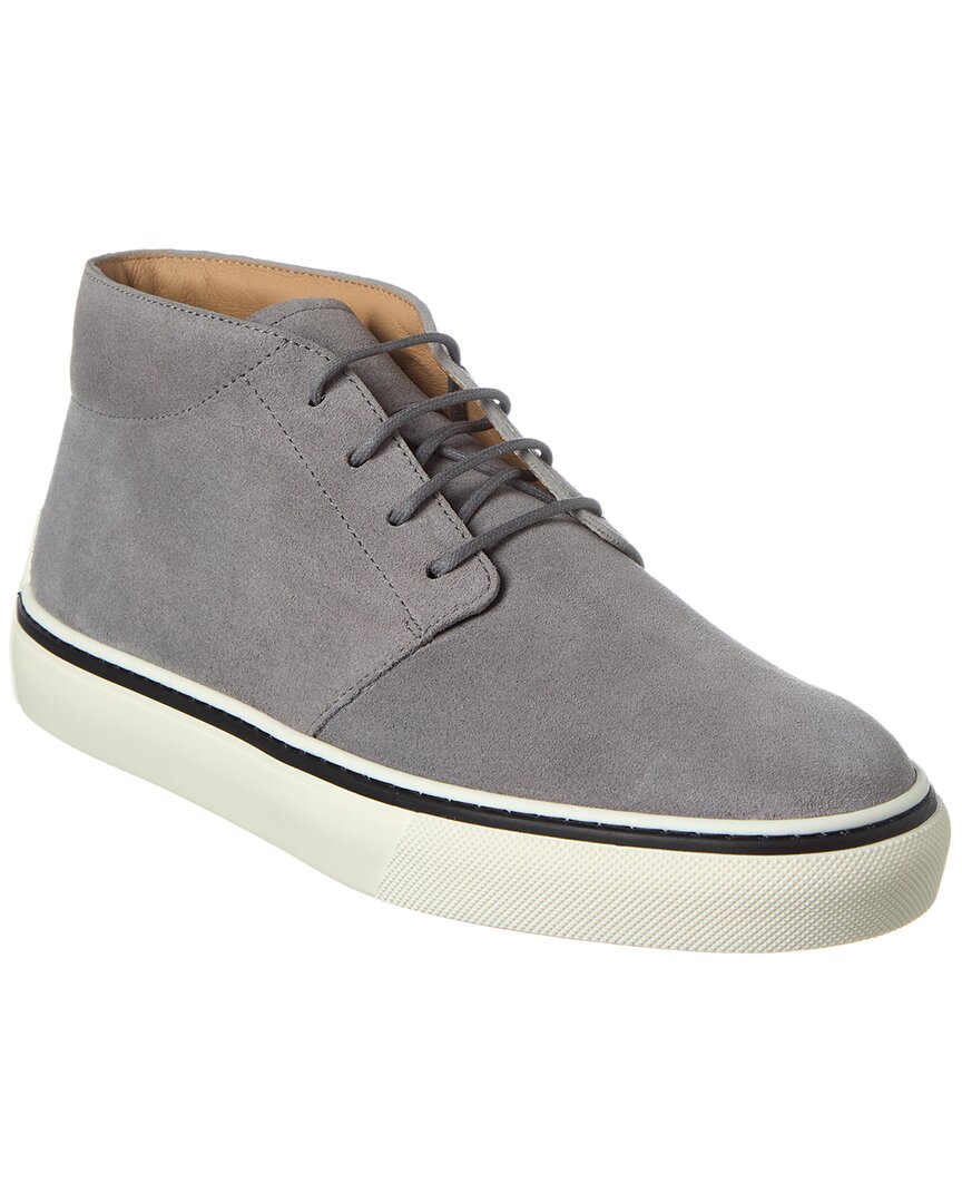 Tod's Suede Sneaker In Grey