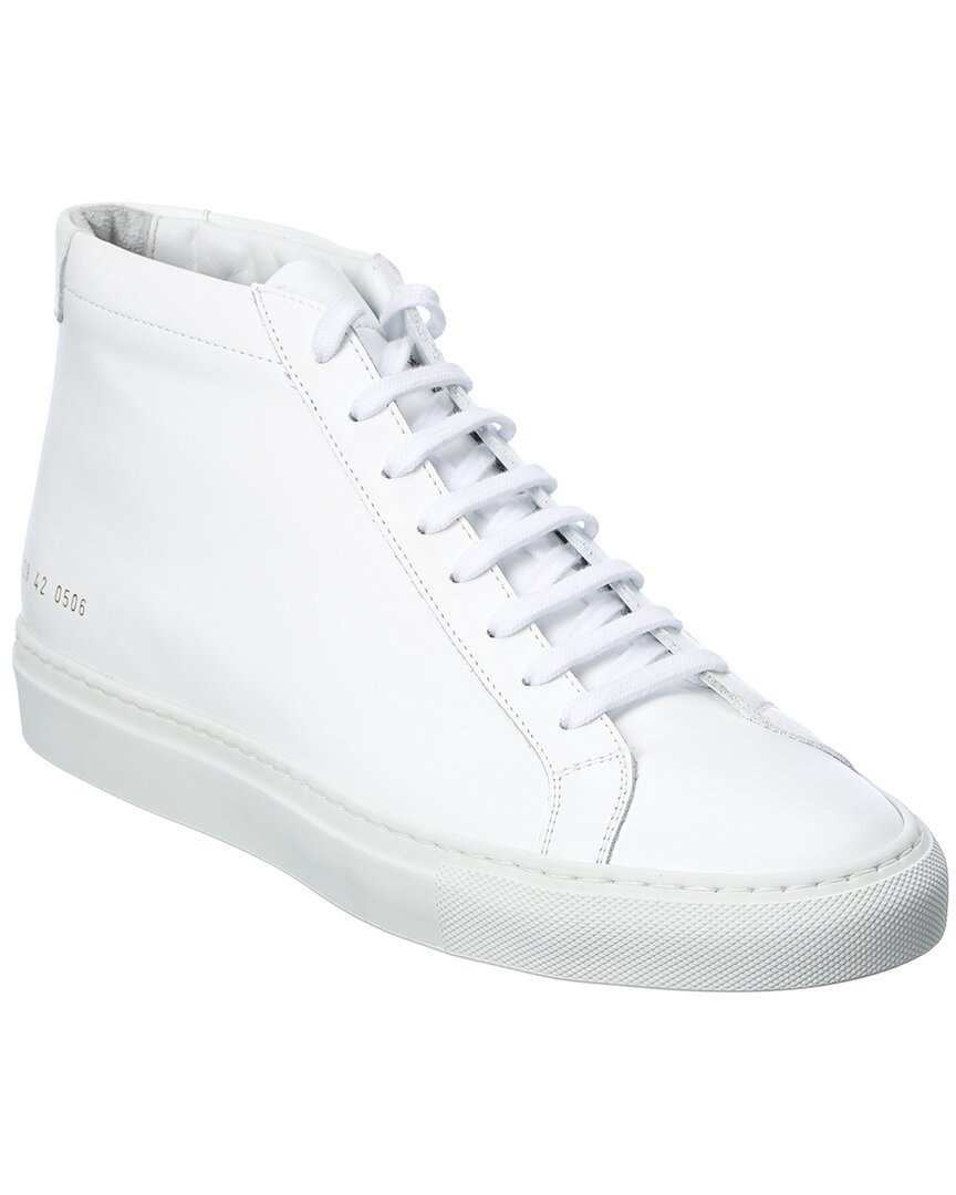 Common Projects Achilles Leather Sneakers In White